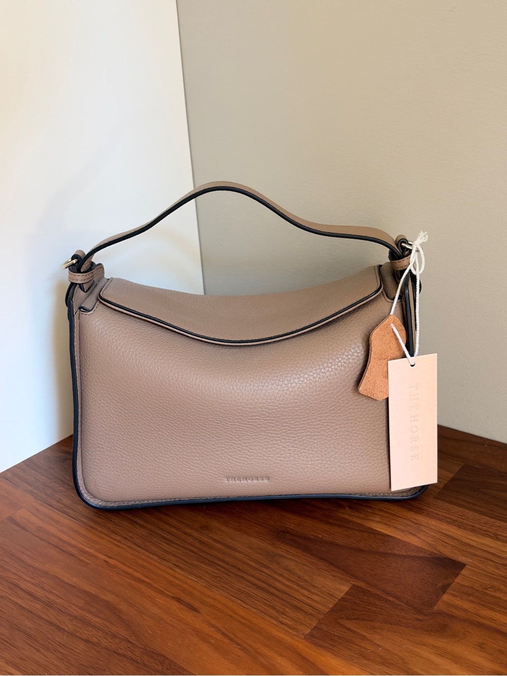 The Horse | Clementine Bag Leather Shoulder Bag - Taupe NWT